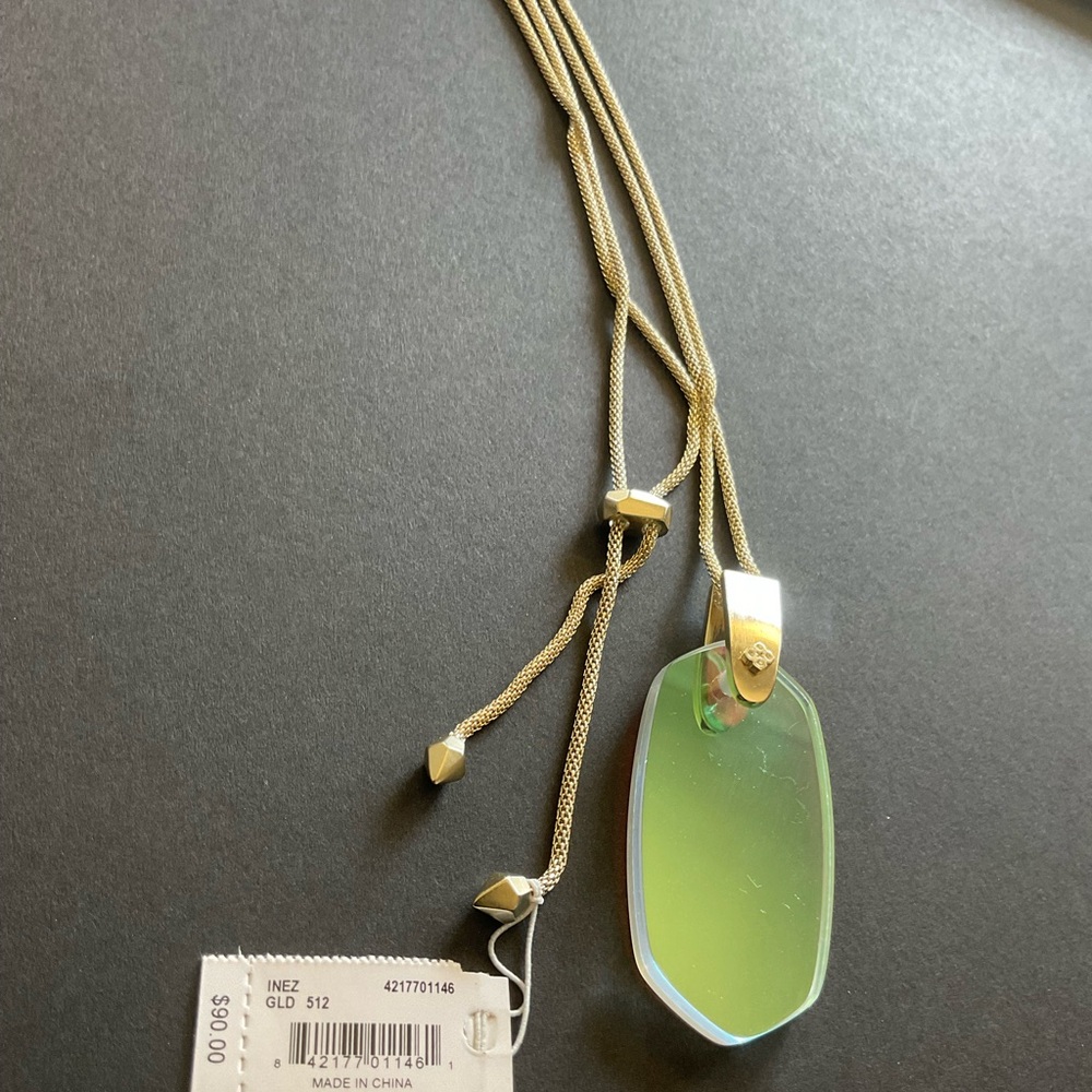 Kendra Scott Dichroic Glass Pendant Necklace - Picture 7 of 9